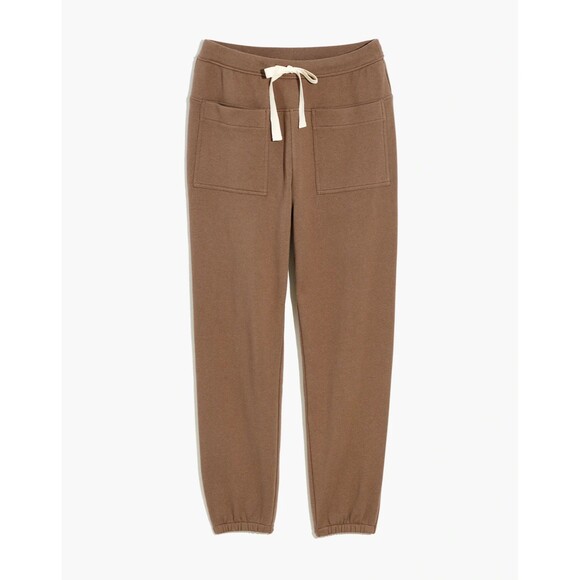 Madewell Cotton-Hemp Relaxed Sweatpants Joggers Pockets Women's XXL Castle Rock - Picture 1 of 13